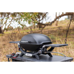 Weber Q Premium (Q2200N) Gas Barbecue Midnight Black LPG