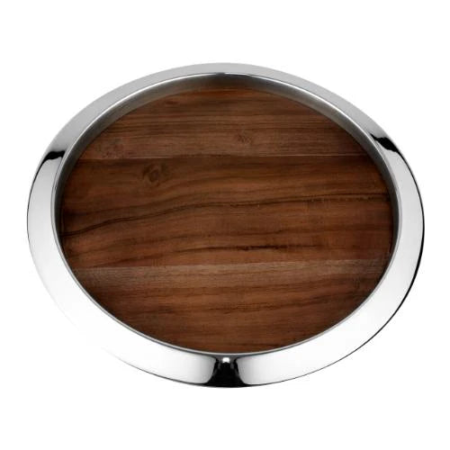 Avanti Tray with Wooden Inlay