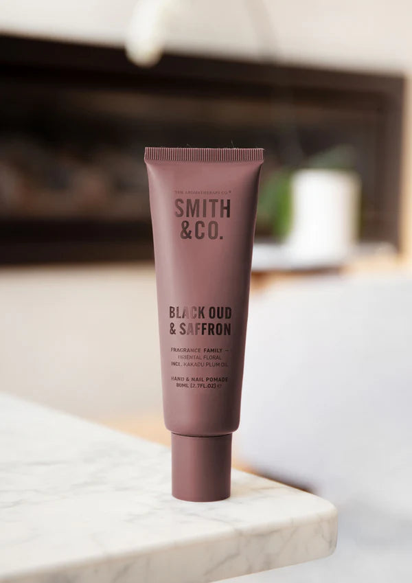 Smith & Co. Hand and Nail Pomade 80ml - Black Oud & Saffron